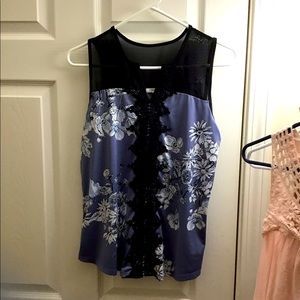 Maurices sleeveless floral top